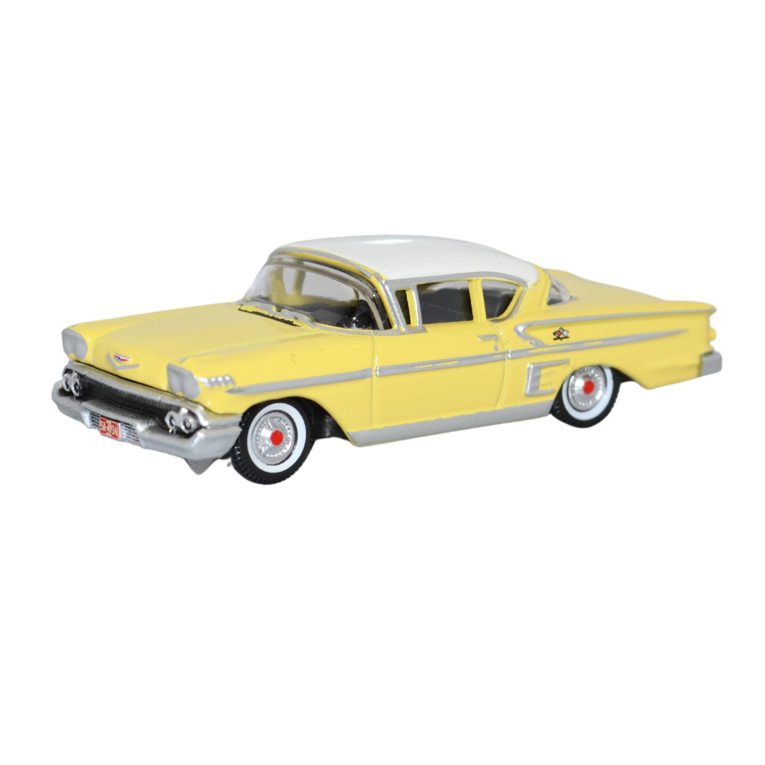 Amazon.com: Oxford Diecast 1958 Chevy Impala Sport Colonial Cream